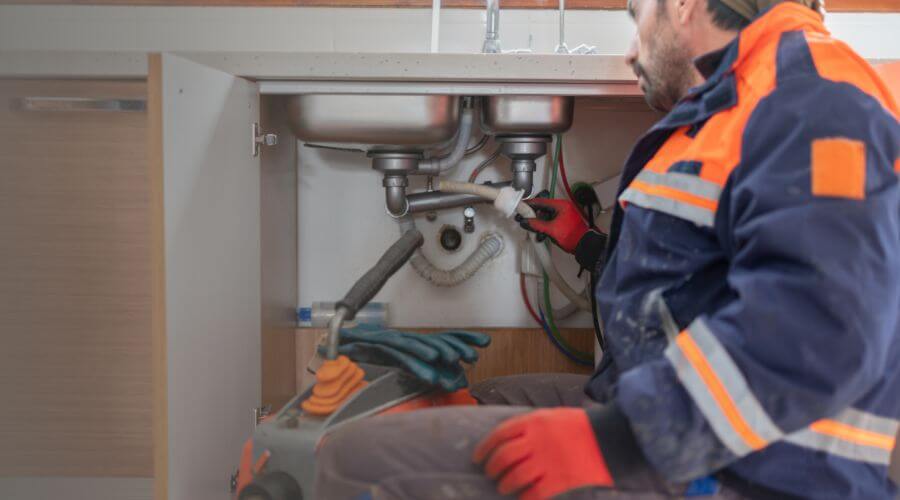 Professional slab leak plumber services in Selfridge, ND